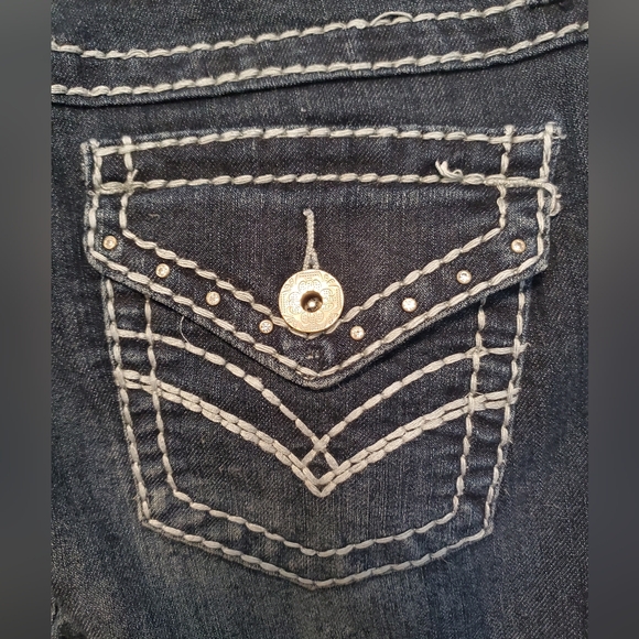 Size 8 Suko bootcut Dark denim Jeans - Picture 7 of 10